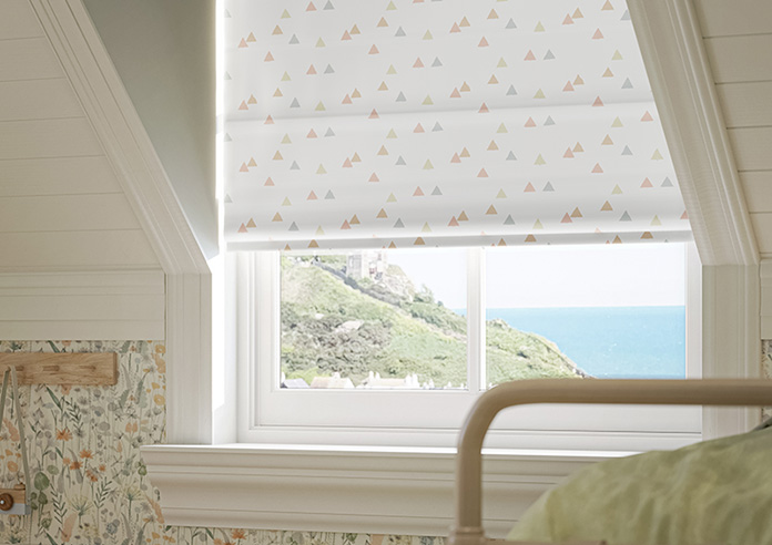Faceted, Peachy - Twist&Fit Roman Blind - Image 5